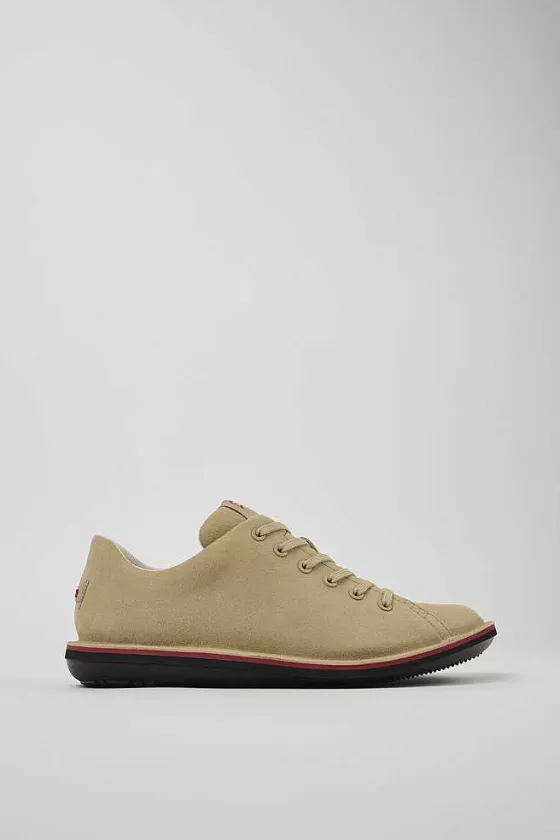 Beige Leather Shoe For Men*Camper New