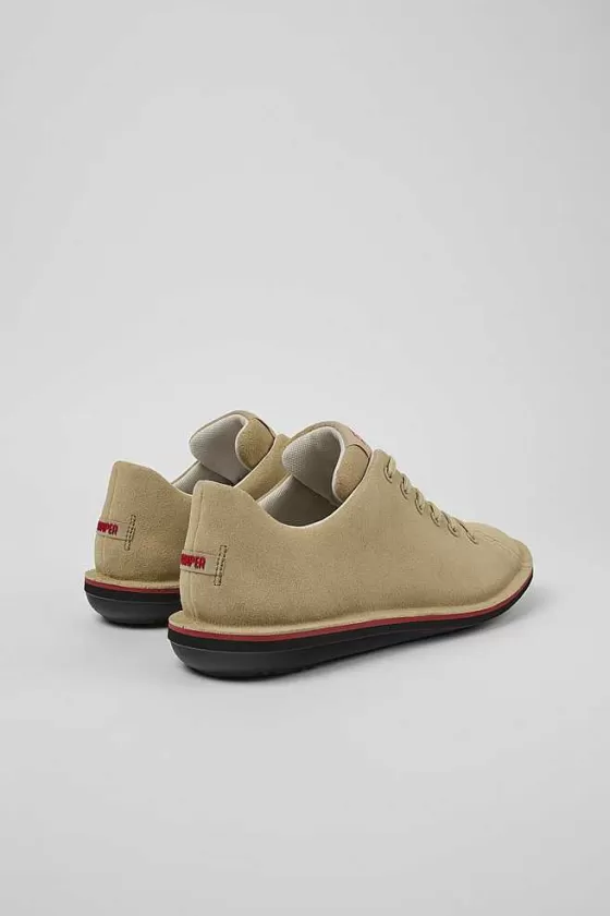 Beige Leather Shoe For Men*Camper New