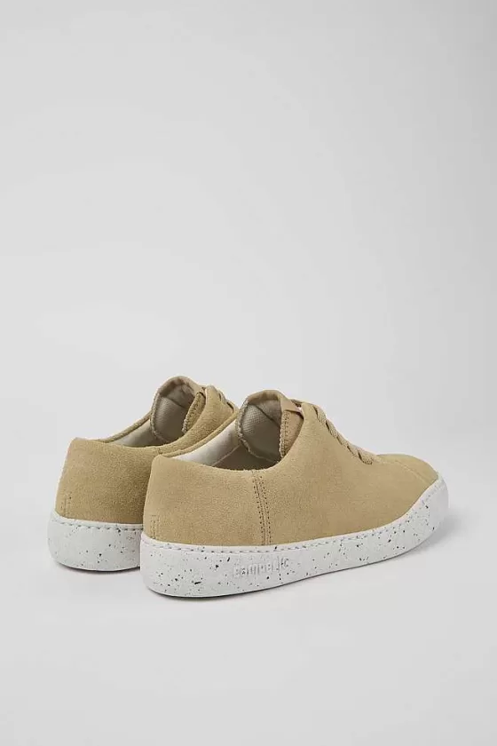 Beige Nubuck Sneakers For Women*Camper Fashion