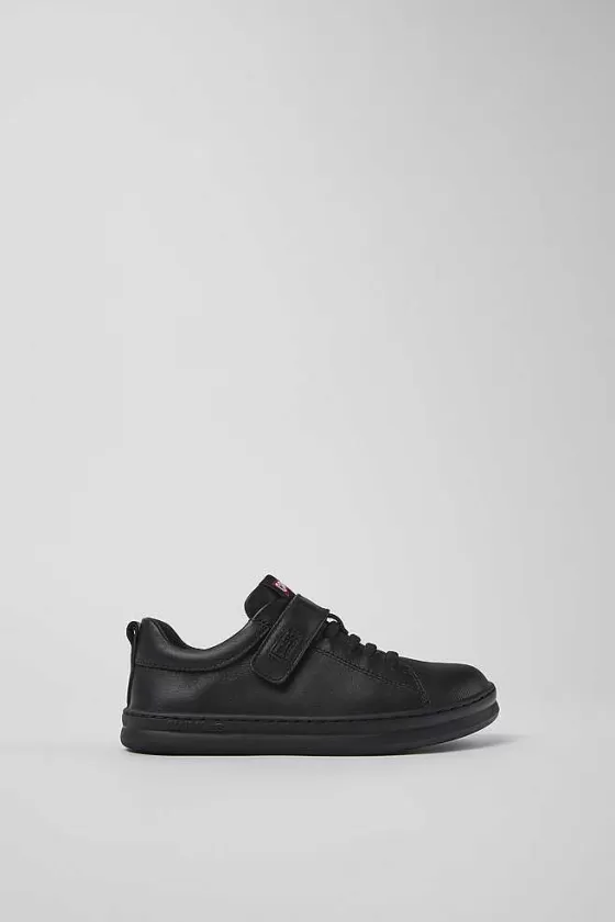 Black Leather And Textile Sneakers For Kids*Camper Cheap