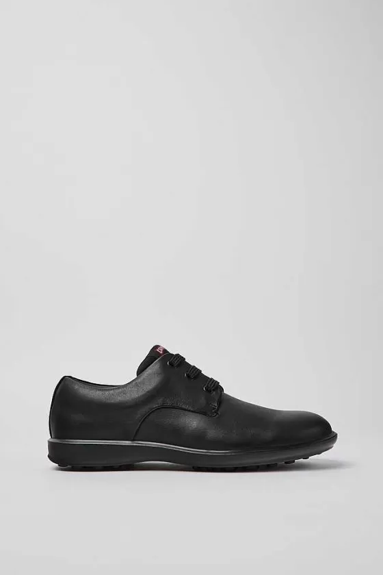 Black Leather Blucher Shoes*Camper Hot