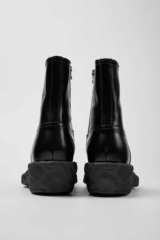 Black Leather Boots*Camper Hot