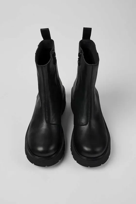 Black Leather Boots For Women*Camper Fashion