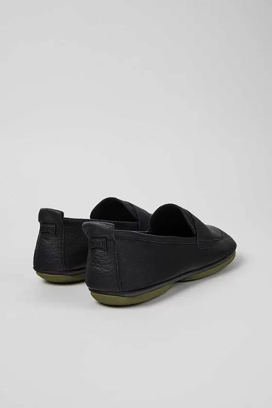 Black Leather Loafer For Women*Camper Hot