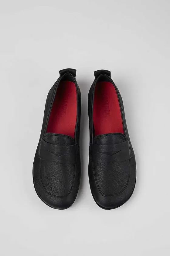 Black Leather Loafer For Women*Camper Hot