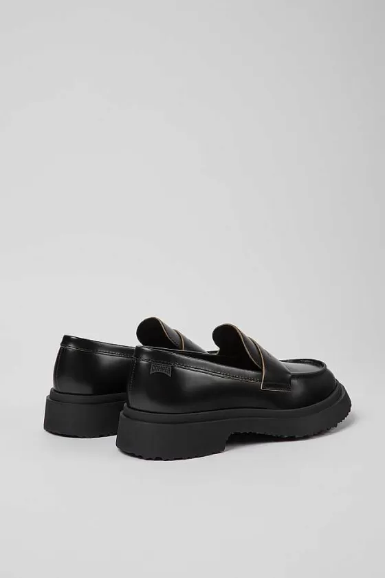 Black Leather Loafers For Women*Camper Online