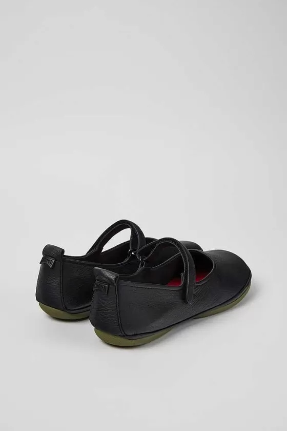 Black Leather Mary Jane For Women*Camper Cheap