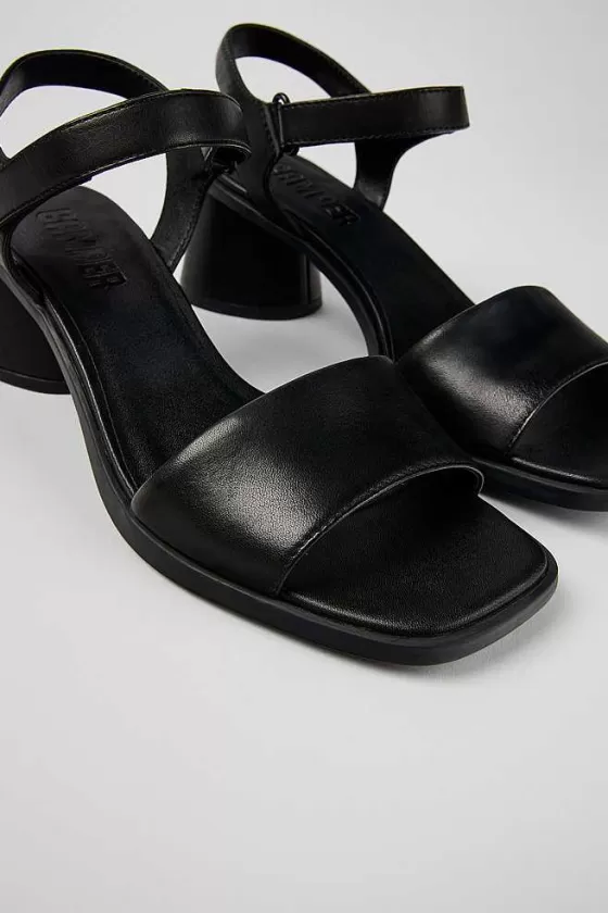 Black Leather Sandal For Women*Camper Clearance