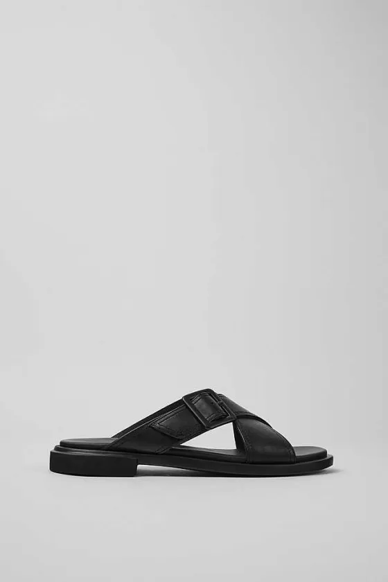 Black Leather Sandals For Women*Camper Online