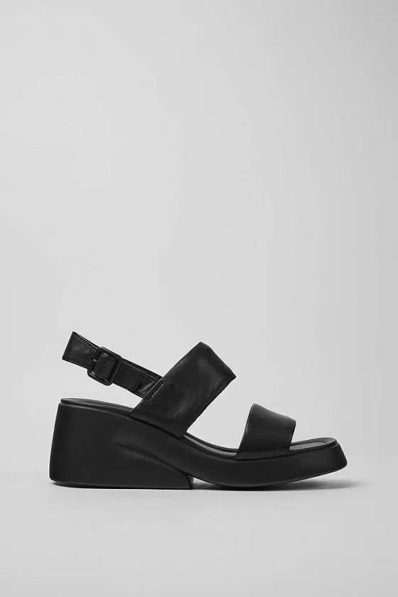 Black Leather Sandals For Women*Camper Cheap