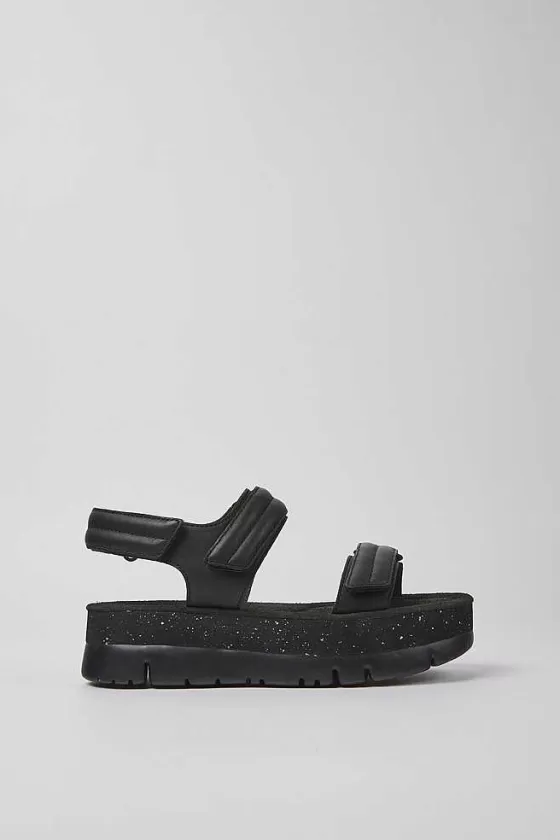 Black Leather Sandals For Women*Camper Discount