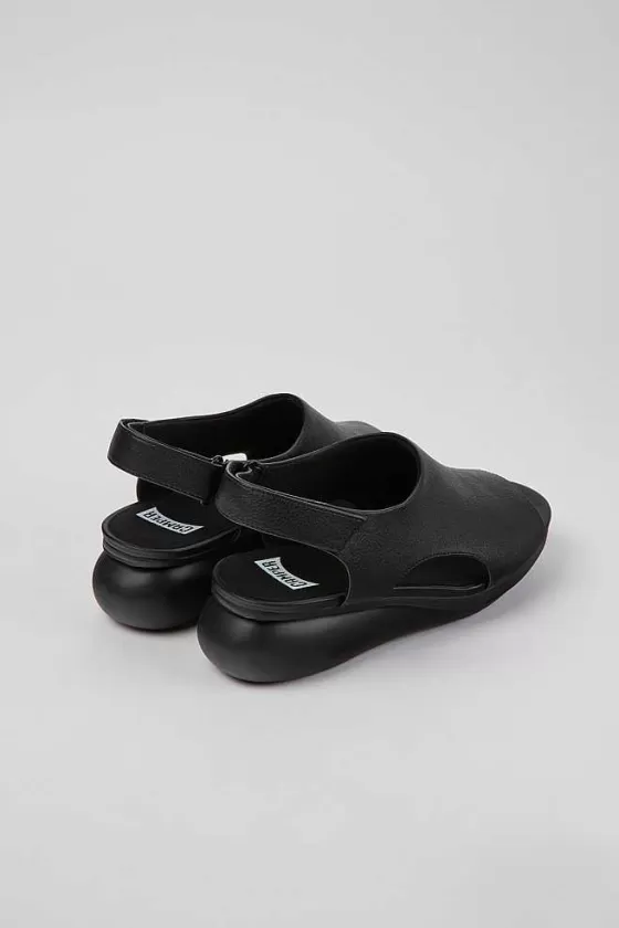 Black Leather Sandals For Women*Camper Flash Sale