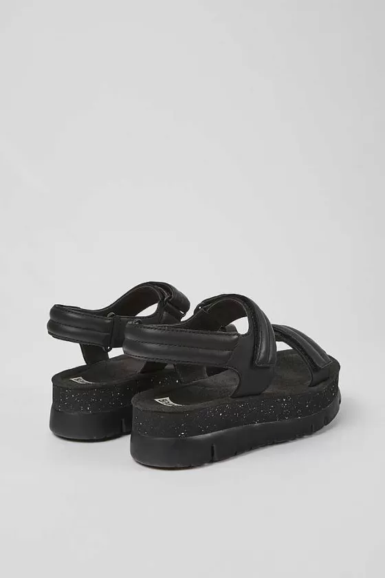 Black Leather Sandals For Women*Camper Discount