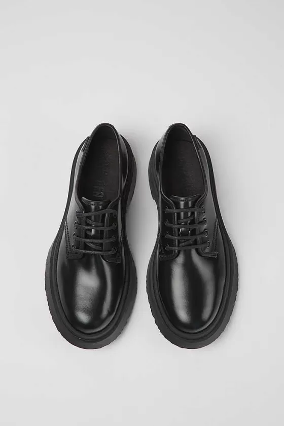 Black Leather Shoes For Women*Camper Clearance