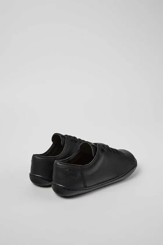 Black Leather Slip-On*Camper Shop