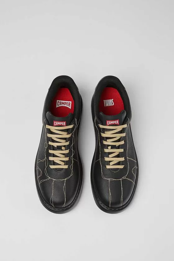 Black Leather Sneaker For Women*Camper Discount