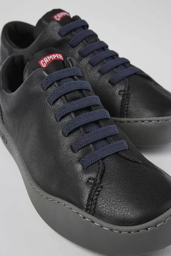 Black Leather Sneakers For Women*Camper Discount