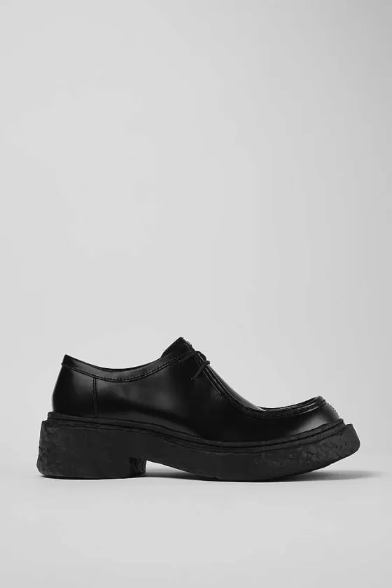 Black Leather Wallabee Shoe*Camper Store