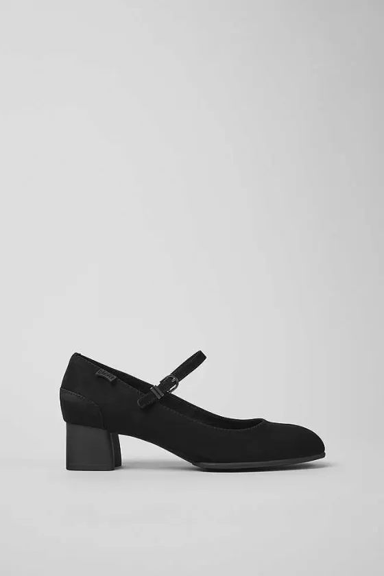 Black Nubuck Mary Jane Heels*Camper Sale