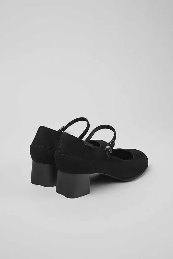 Black Nubuck Mary Jane Heels*Camper Sale