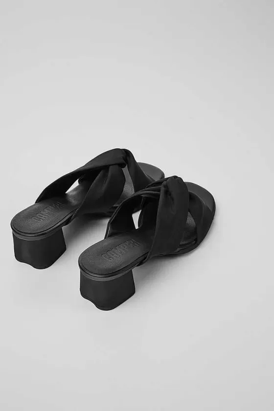 Black Recycled Pet Sandals For Women*Camper Sale