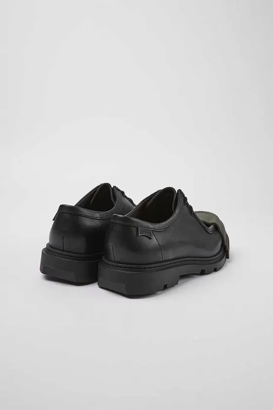 Black Responsibly Raised Leather Shoes For Men*Camper Online