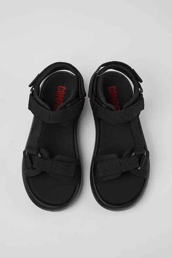 Black Textile Sandal For Men*Camper Online