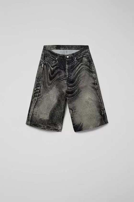 Black-Grey Denim Shorts*Camper Cheap