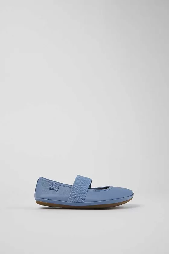 Blue Leather Ballerina*Camper Flash Sale