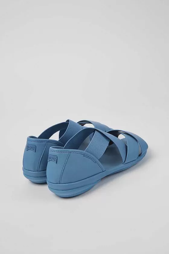 Blue Leather Sandals For Women*Camper Best