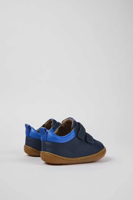 Blue Leather Sneaker*Camper Outlet