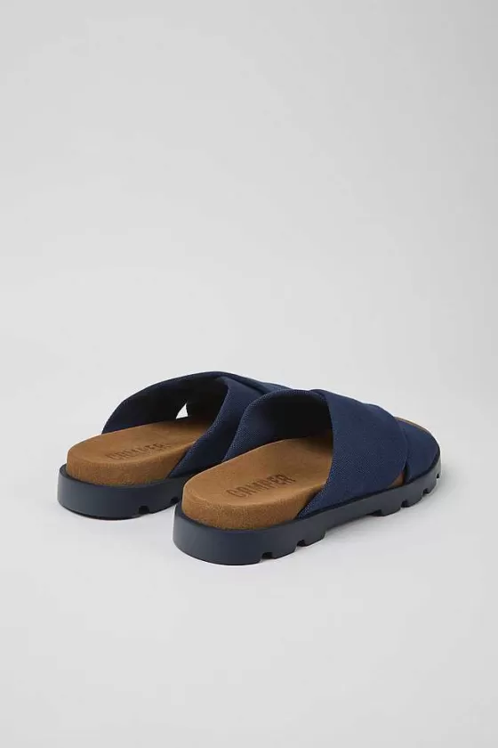 Blue Recycled Cotton Sandals For Men*Camper Store