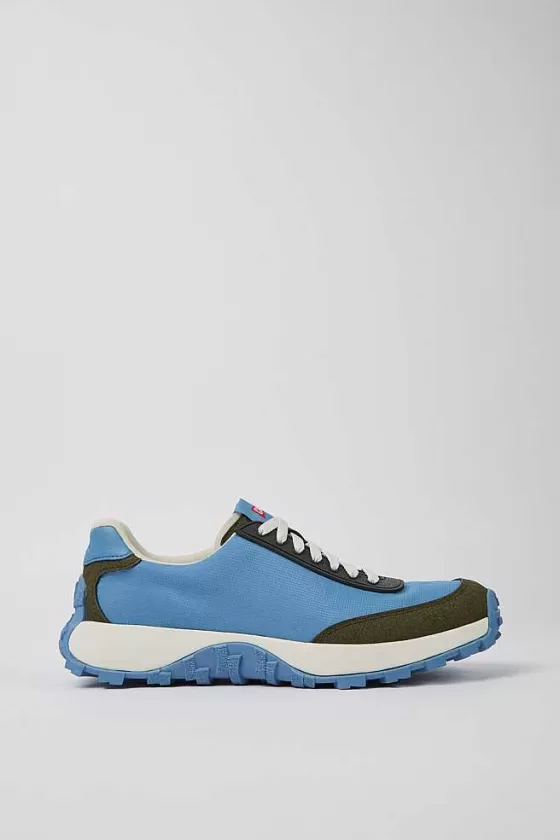 Blue Textile And Nubuck Sneakers For Men*Camper Sale