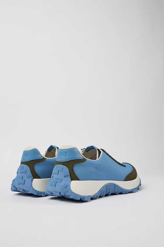 Blue Textile And Nubuck Sneakers For Men*Camper Sale