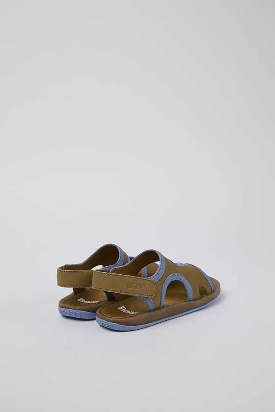 Brown Leather 2-Strap Sandal*Camper Sale