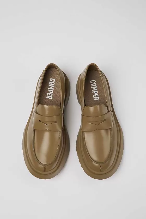 Brown Leather Loafer For Women*Camper Clearance