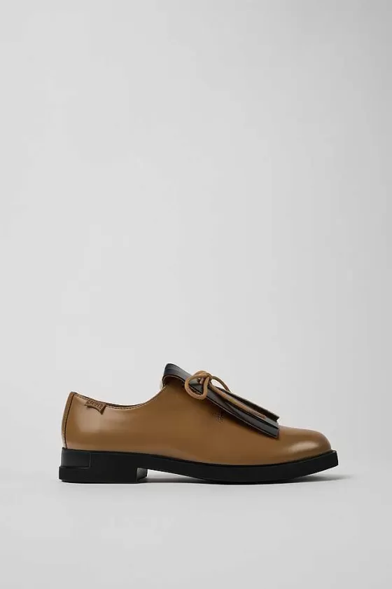 Brown Leather Shoe For Women*Camper Discount