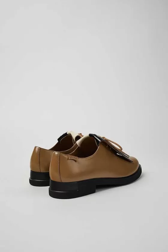 Brown Leather Shoe For Women*Camper Discount