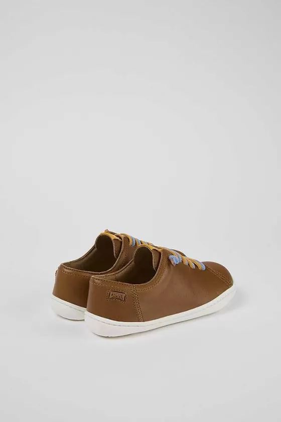 Brown Leather Slip-On*Camper Flash Sale