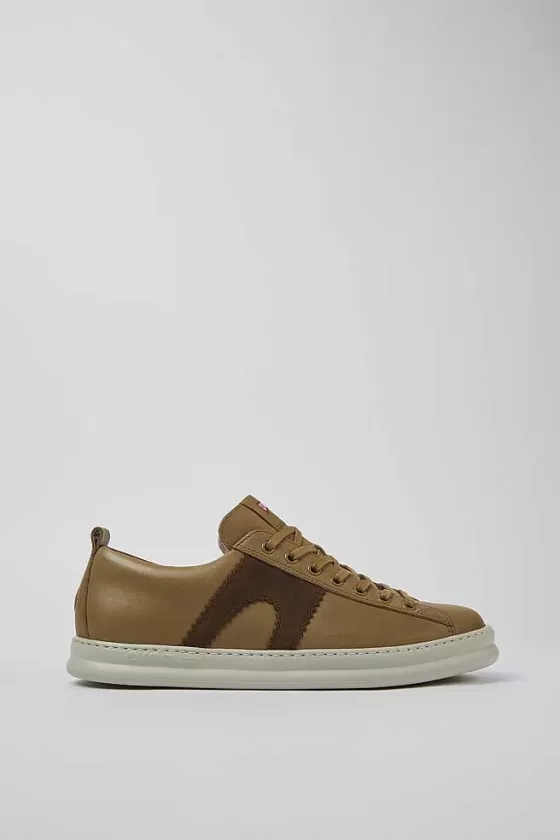 Brown Leather Sneaker For Men*Camper Sale