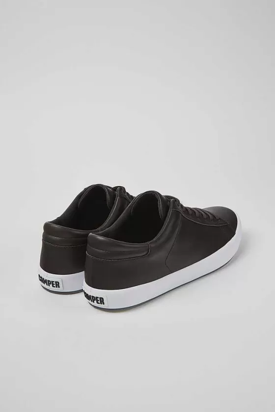 Brown Leather Sneakers For Men*Camper Online