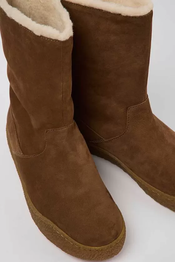 Brown Nubuck Boots For Women*Camper Clearance