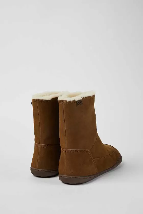 Brown Nubuck Boots For Women*Camper Discount