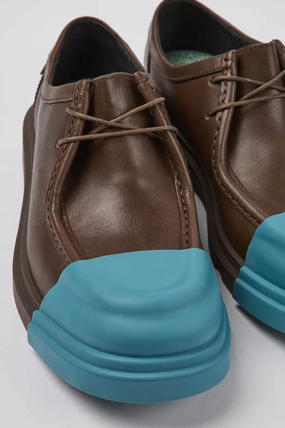 Brown Responsibly Raised Leather Shoes For Women*Camper Best Sale
