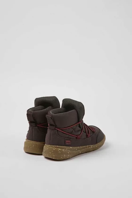 Brown Textile Ankle Boots For Kids*Camper Best Sale