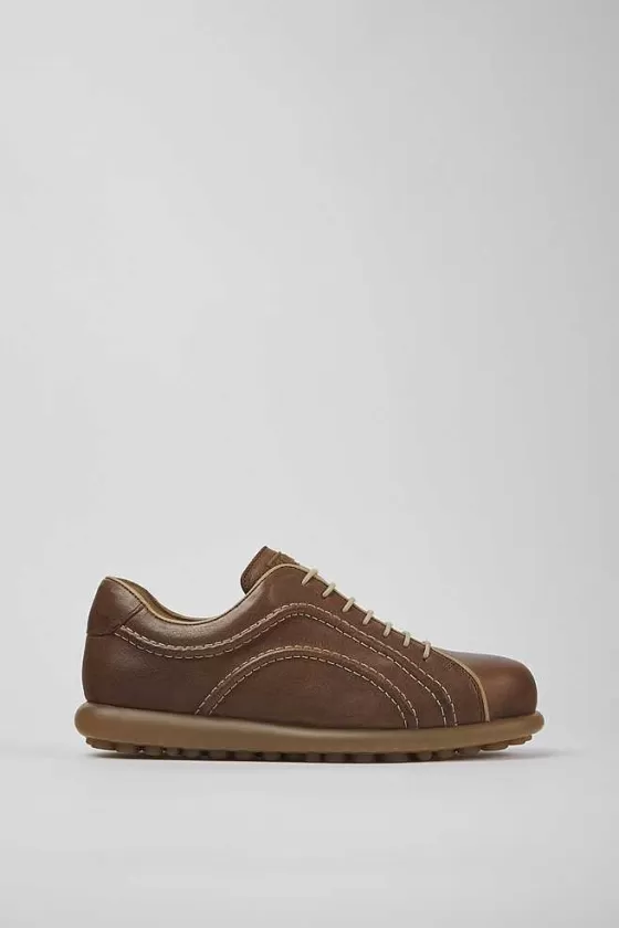 Brown Vegetable Tanned Leather Shoes For Men*Camper Store