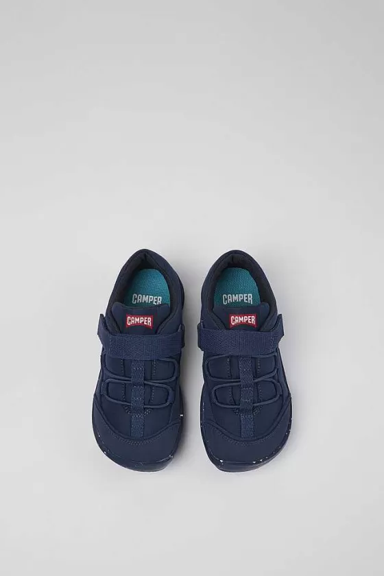 Dark Blue Textile Shoes For Kids*Camper Best