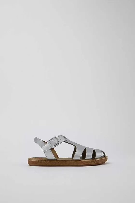 Gray Leather Sandal*Camper Store