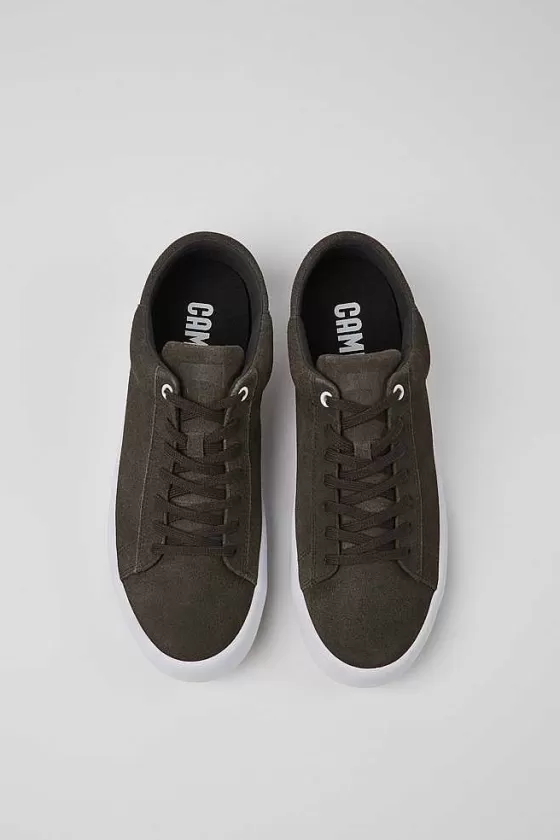 Gray Nubuck Sneakers For Men*Camper Hot