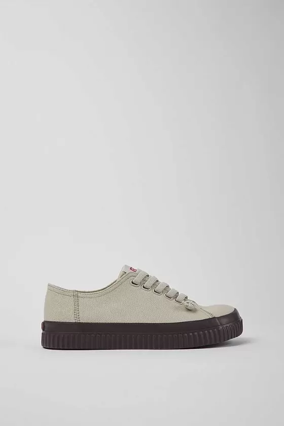 Gray Recycled Cotton Sneakers For Women*Camper Best